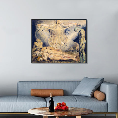 INVIN ART Framed Canvas Giclee Print Art Finals Week As Told by William Blake Wall Art Living Room Home Office Decorations