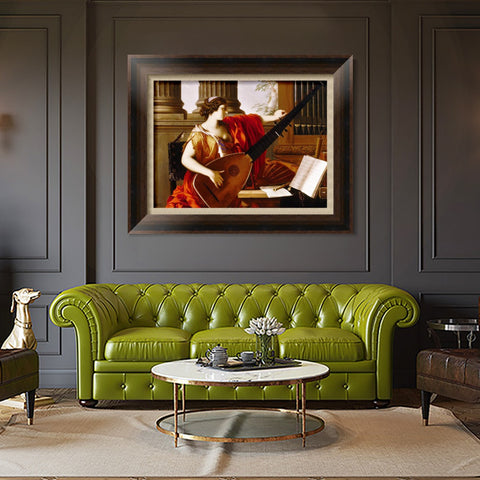 INVIN ART Framed Canvas Art Giclee Print Series#001 by Michelangelo Merisi da Caravaggio Wall Art Living Room Home Office Decorations