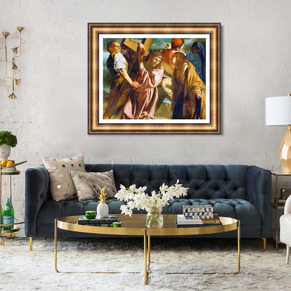 INVIN ART Framed Canvas Art Giclee Print Series#004 by Michelangelo Merisi da Caravaggio Wall Art