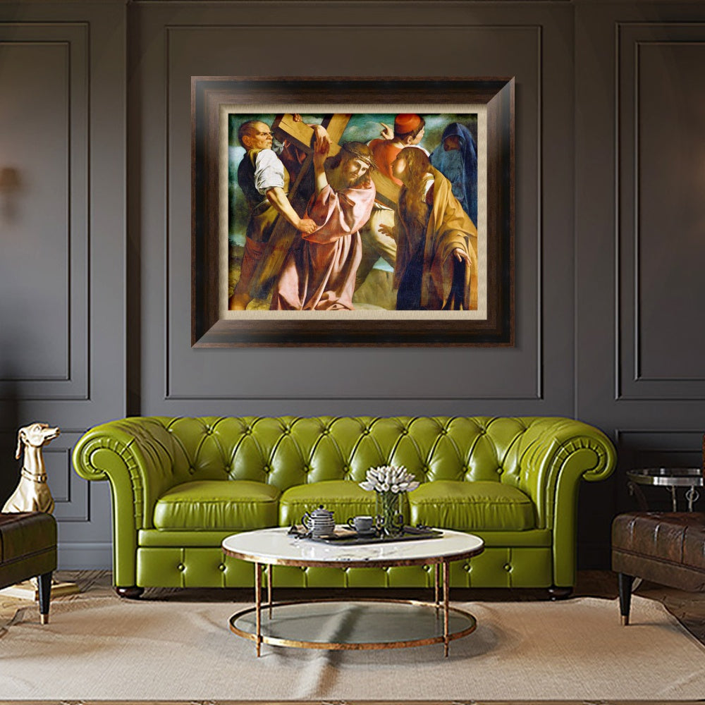 INVIN ART Framed Canvas Art Giclee Print Series#004 by Michelangelo Merisi da Caravaggio Wall Art