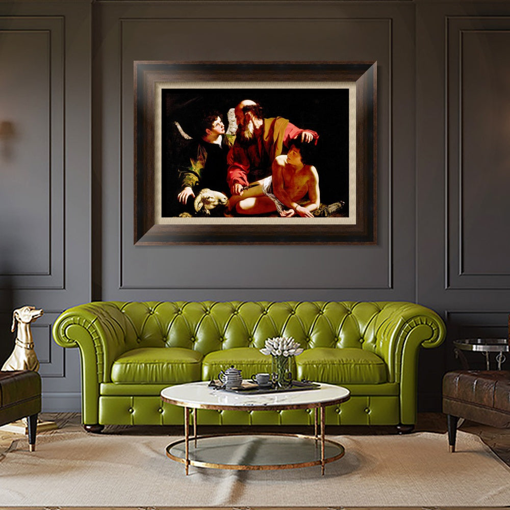 INVIN ART Framed Canvas Art Giclee Print Series#012 by Michelangelo Merisi da Caravaggio Wall Art