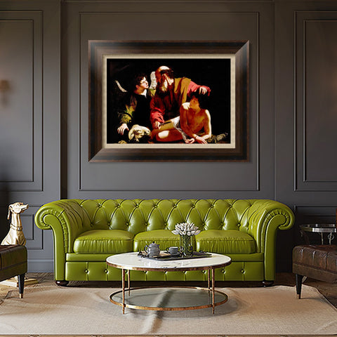 INVIN ART Framed Canvas Art Giclee Print Series#012 by Michelangelo Merisi da Caravaggio Wall Art Living Room Home Office Decorations