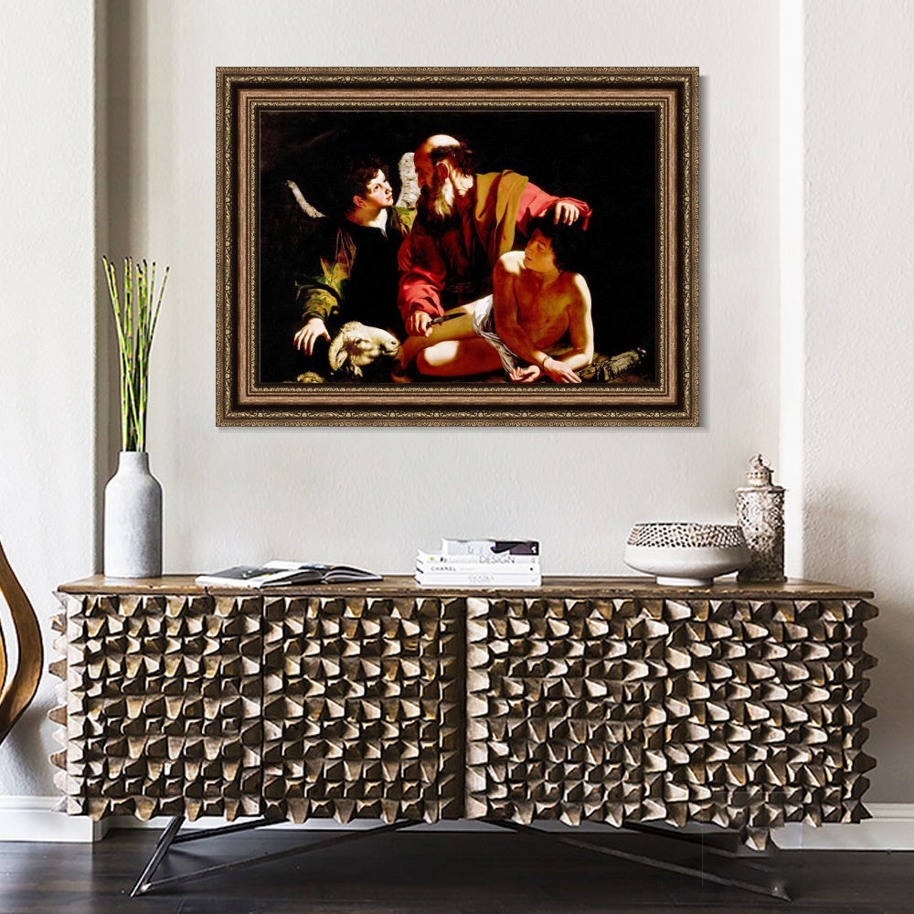 INVIN ART Framed Canvas Art Giclee Print Series#012 by Michelangelo Merisi da Caravaggio Wall Art