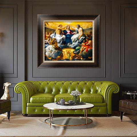 INVIN ART Framed Canvas Art Giclee Print Series#019 by Michelangelo Merisi da Caravaggio Wall Art Living Room Home Office Decorations