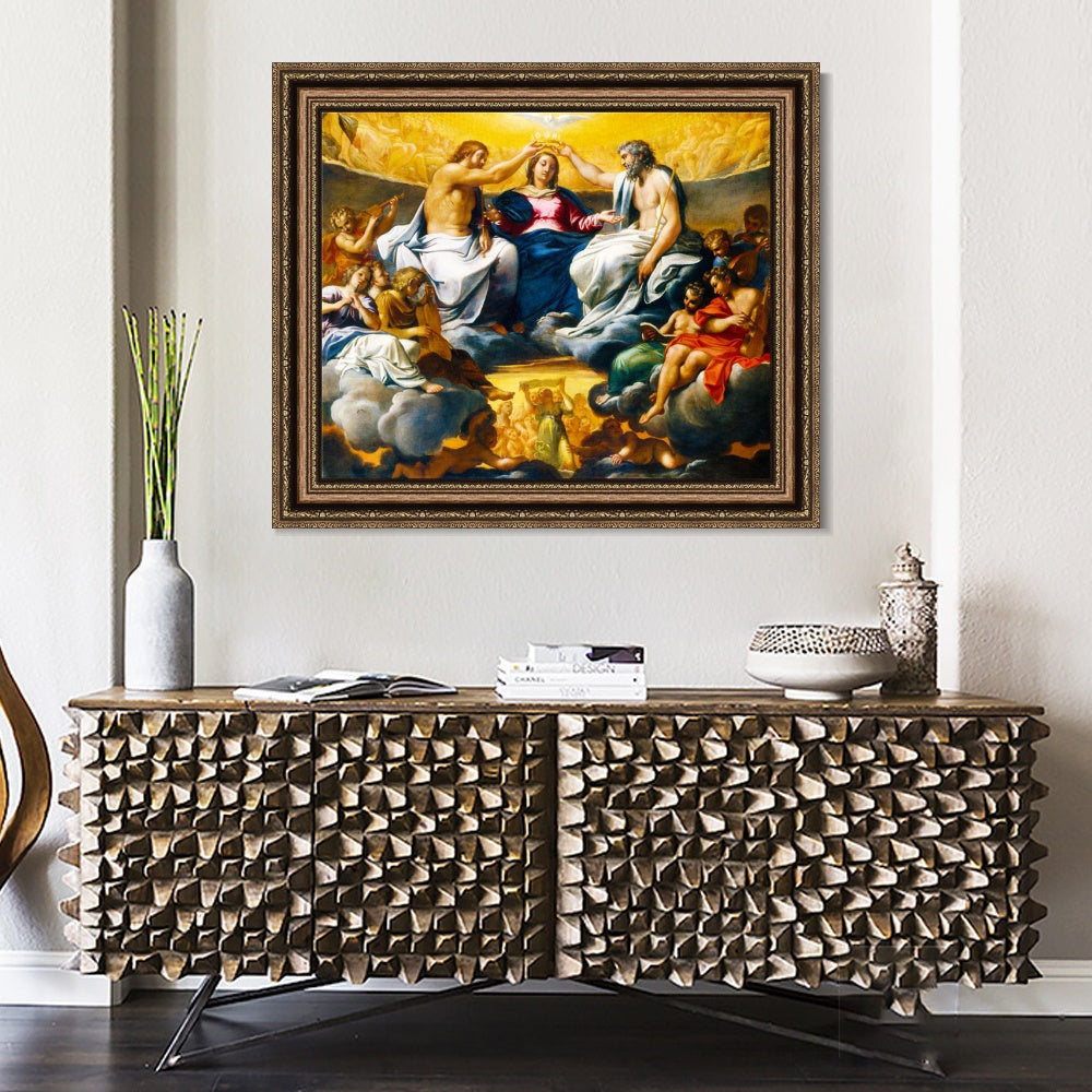 INVIN ART Framed Canvas Art Giclee Print Series#019 by Michelangelo Merisi da Caravaggio Wall Art