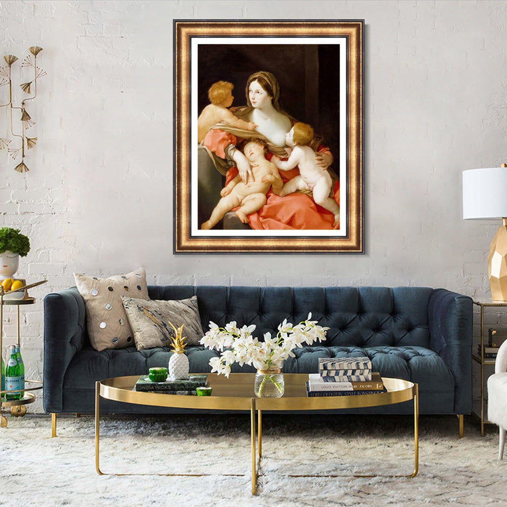 INVIN ART Framed Canvas Art Giclee Print Series#027 by Michelangelo Merisi da Caravaggio Wall Art