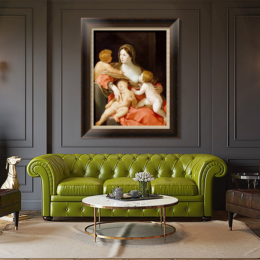 INVIN ART Framed Canvas Art Giclee Print Series#027 by Michelangelo Merisi da Caravaggio Wall Art