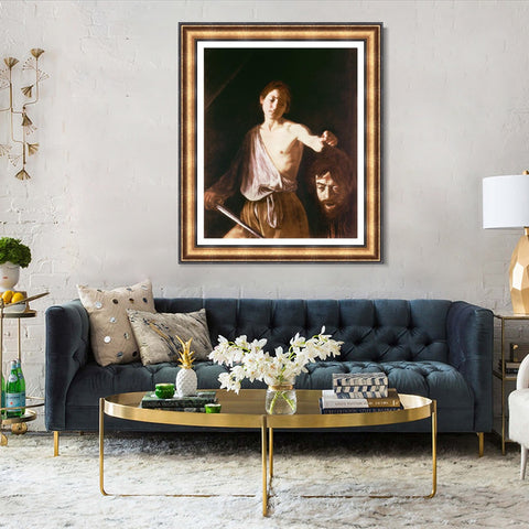 INVIN ART Framed Canvas Art Giclee Print Series#032 by Michelangelo Merisi da Caravaggio Wall Art Living Room Home Office Decorations