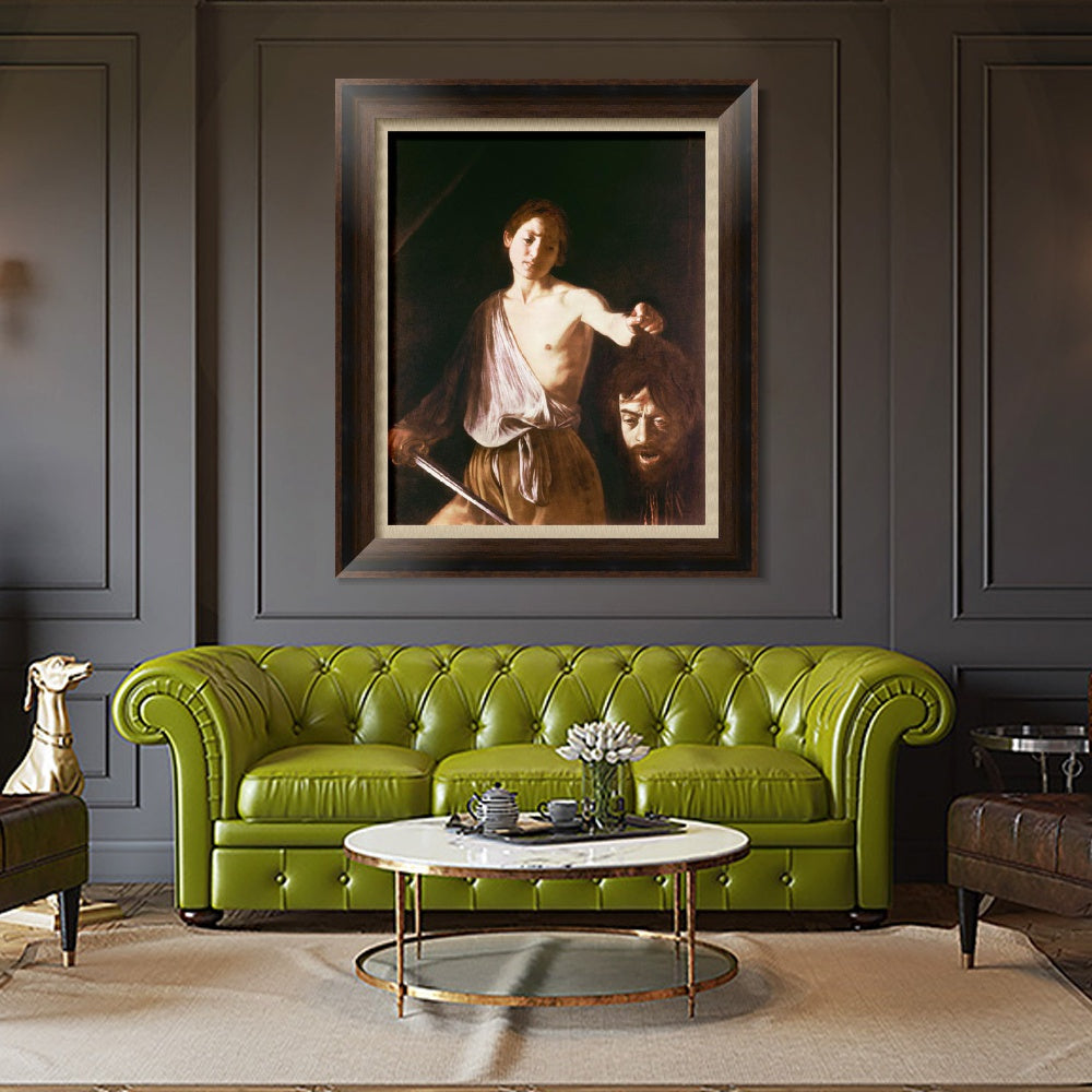 INVIN ART Framed Canvas Art Giclee Print Series#032 by Michelangelo Merisi da Caravaggio Wall Art
