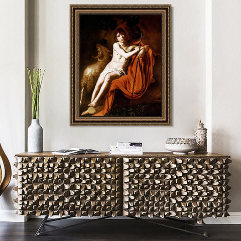 INVIN ART Framed Canvas Art Giclee Print Series#033 by Michelangelo Merisi da Caravaggio Wall Art Living Room Home Office Decorations