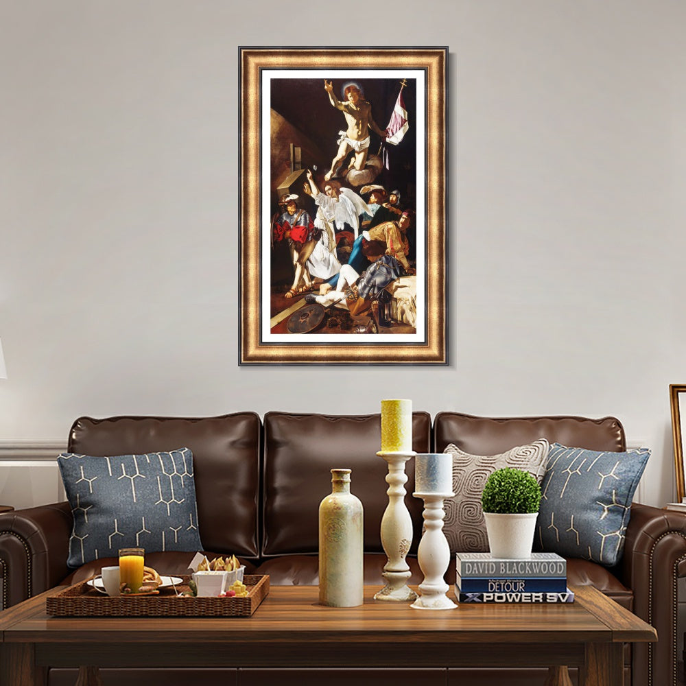 INVIN ART Framed Canvas Art Giclee Print Series#036 by Michelangelo Merisi da Caravaggio Wall Art