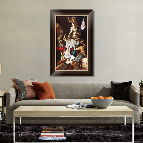 INVIN ART Framed Canvas Art Giclee Print Series#036 by Michelangelo Merisi da Caravaggio Wall Art Living Room Home Office Decorations