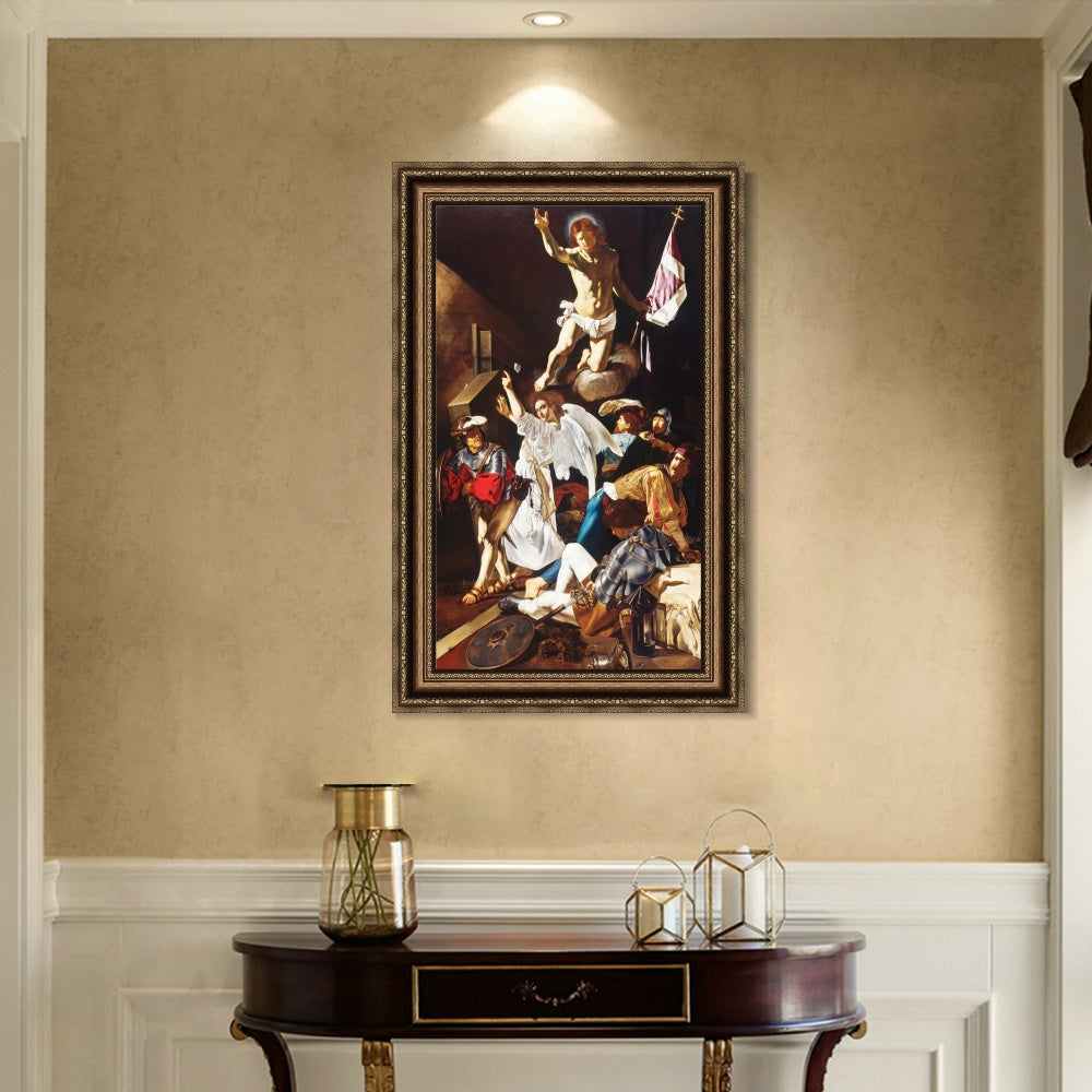 INVIN ART Framed Canvas Art Giclee Print Series#036 by Michelangelo Merisi da Caravaggio Wall Art
