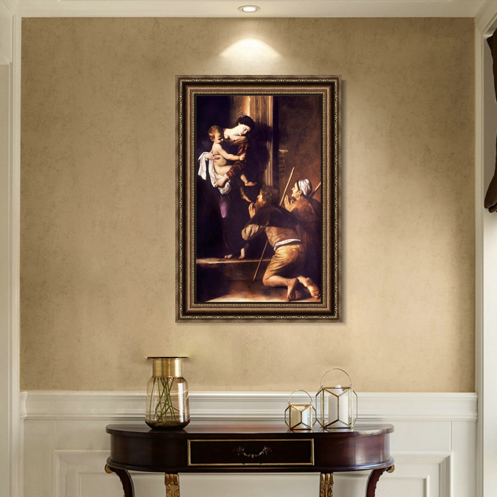 INVIN ART Framed Canvas Art Giclee Print Series#040 by Michelangelo Merisi da Caravaggio Wall Art