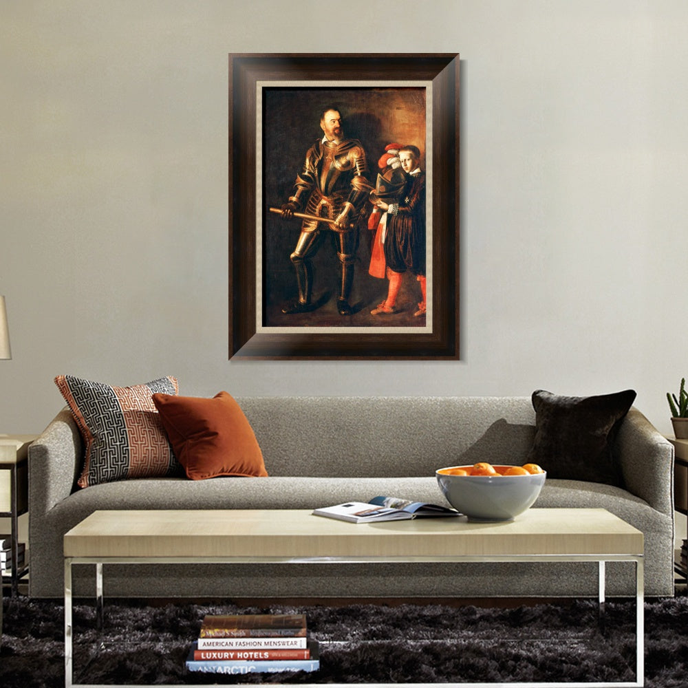 INVIN ART Framed Canvas Art Giclee Print Series#045 by Michelangelo Merisi da Caravaggio Wall Art