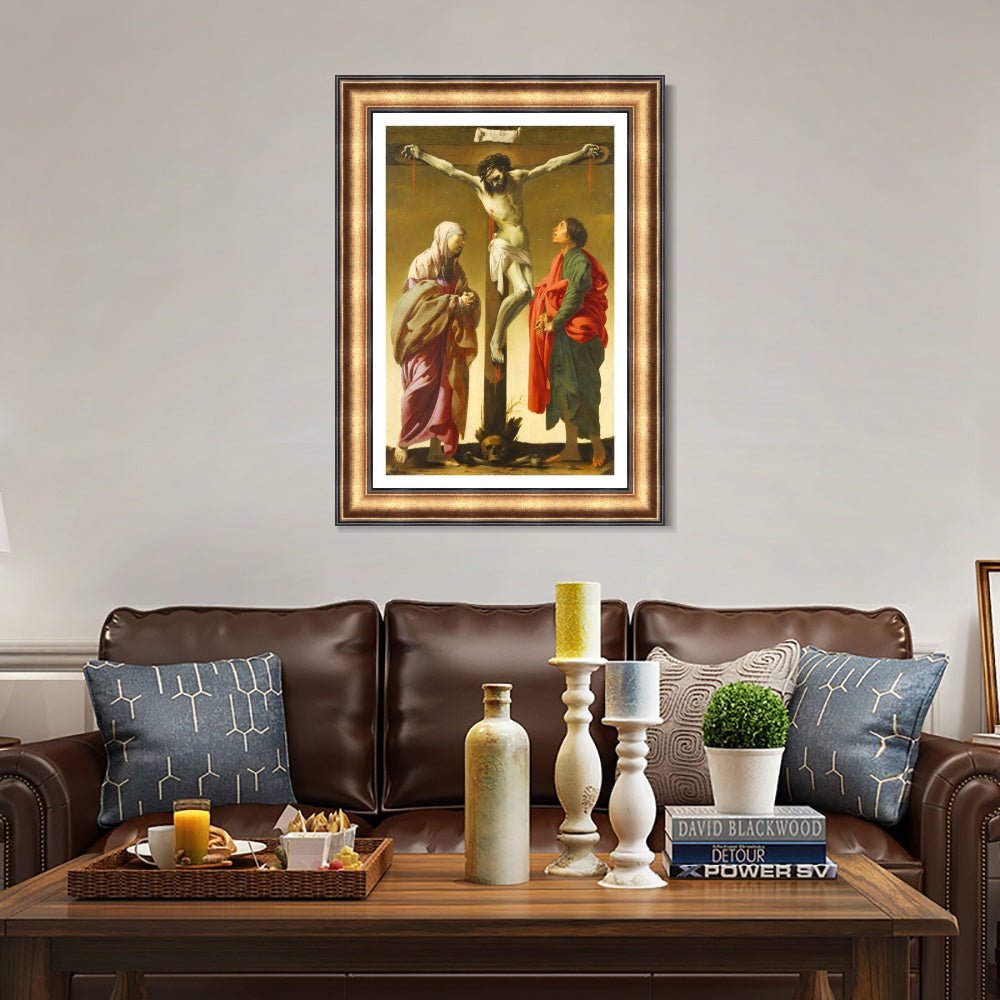 INVIN ART Framed Canvas Art Giclee Print Series#053 by Michelangelo Merisi da Caravaggio Wall Art
