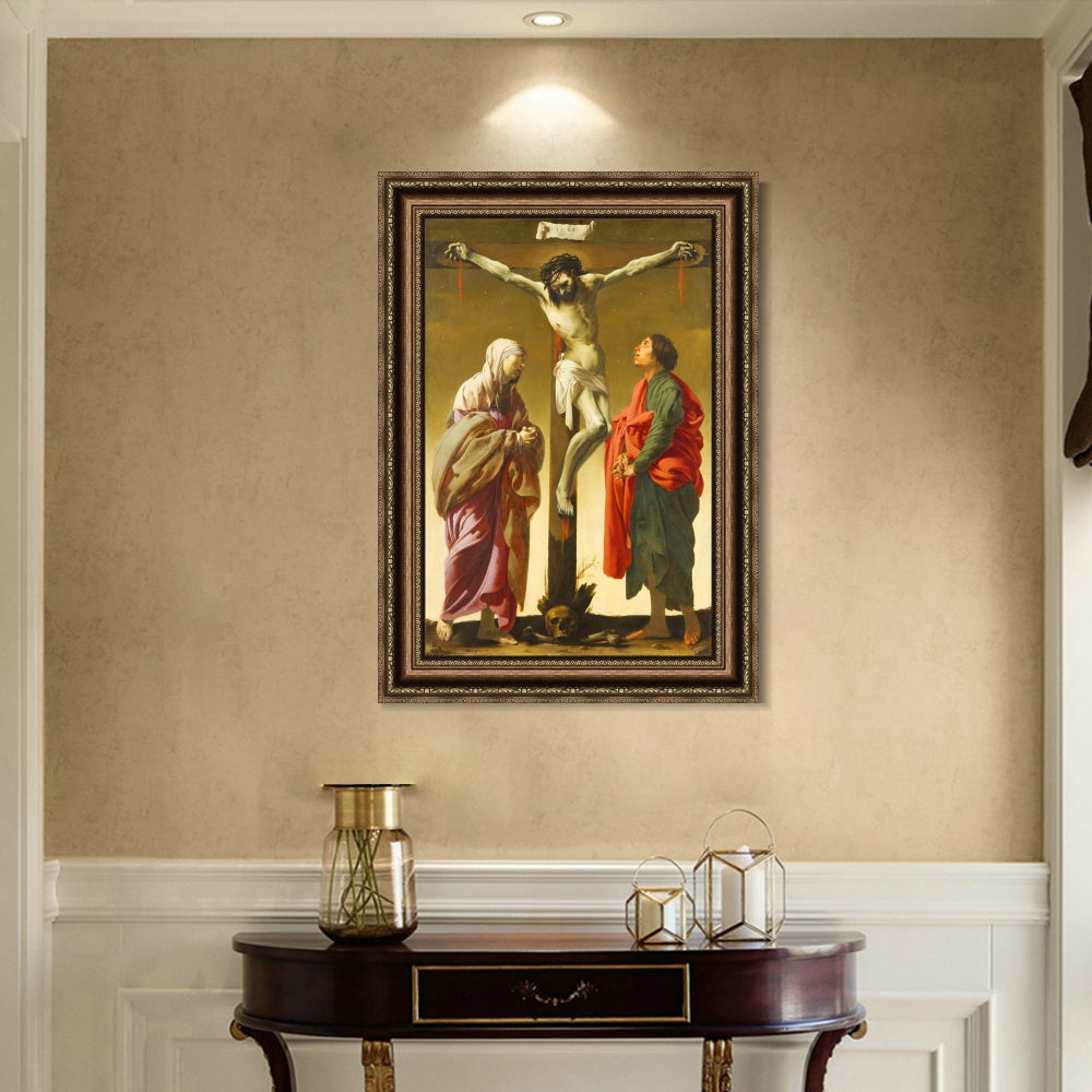 INVIN ART Framed Canvas Art Giclee Print Series#053 by Michelangelo Merisi da Caravaggio Wall Art
