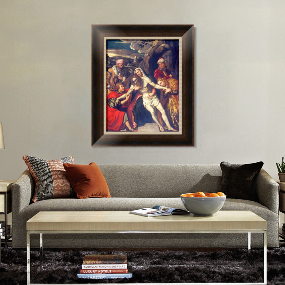 INVIN ART Framed Canvas Art Giclee Print Series#056 by a Lizard by Michelangelo Merisi da Caravaggio Wall Art