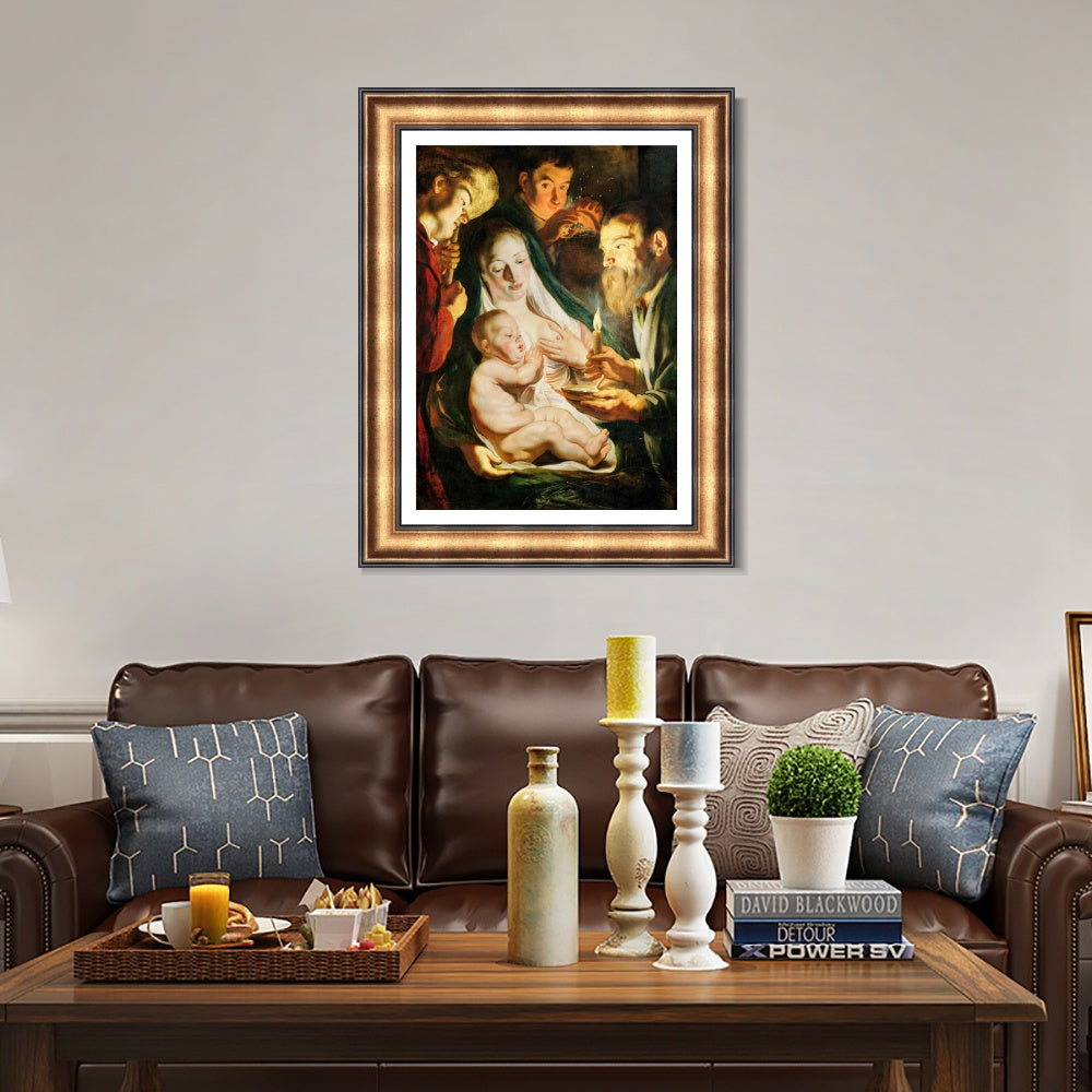 INVIN ART Framed Canvas Art Giclee Print Series#057 by a Lizard by Michelangelo Merisi da Caravaggio Wall Art