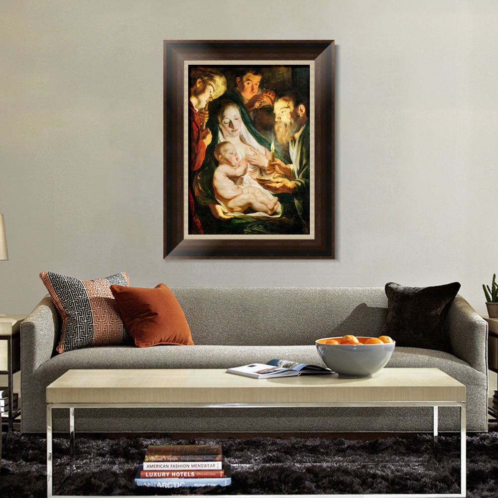 INVIN ART Framed Canvas Art Giclee Print Series#057 by a Lizard by Michelangelo Merisi da Caravaggio Wall Art