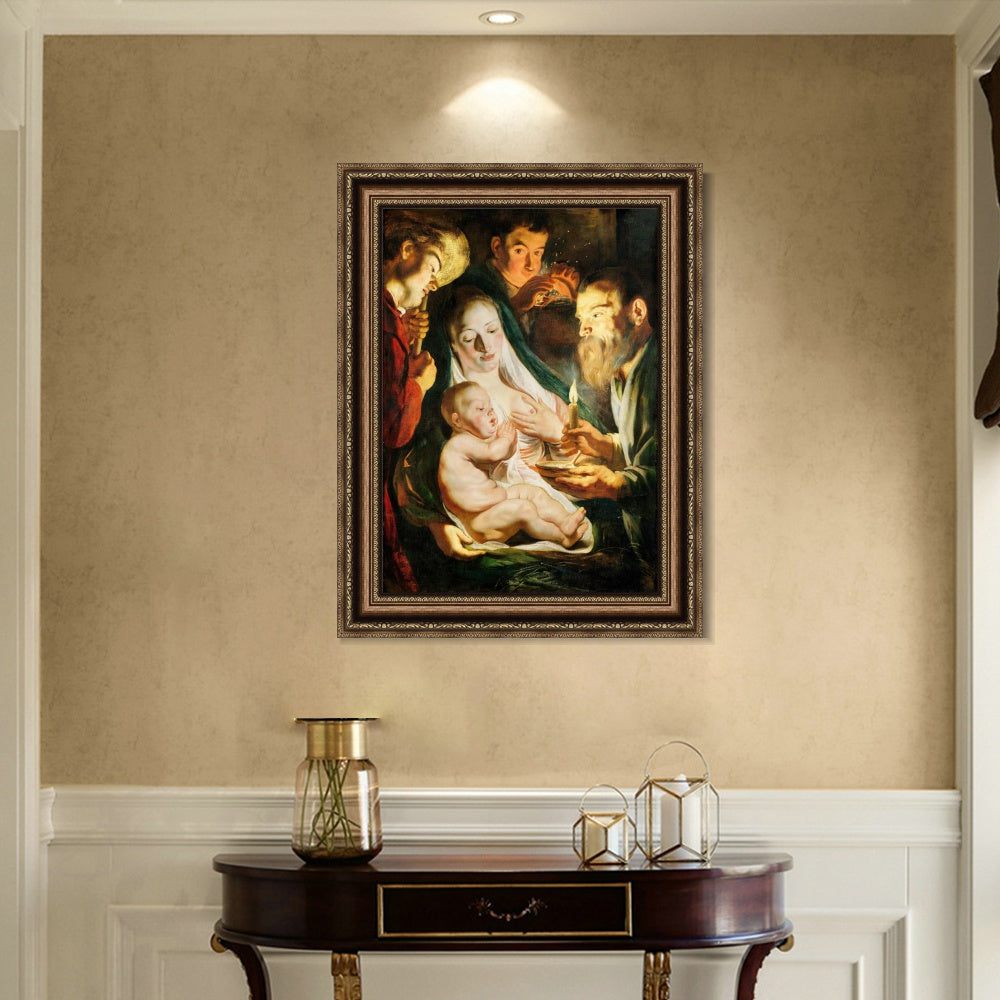 INVIN ART Framed Canvas Art Giclee Print Series#057 by a Lizard by Michelangelo Merisi da Caravaggio Wall Art