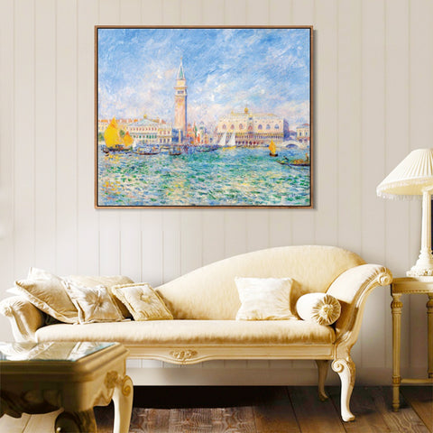 INVIN ART Framed Canvas Series#065 by Pierre Auguste Renoir Wall Art Living Room Home Office Decorations