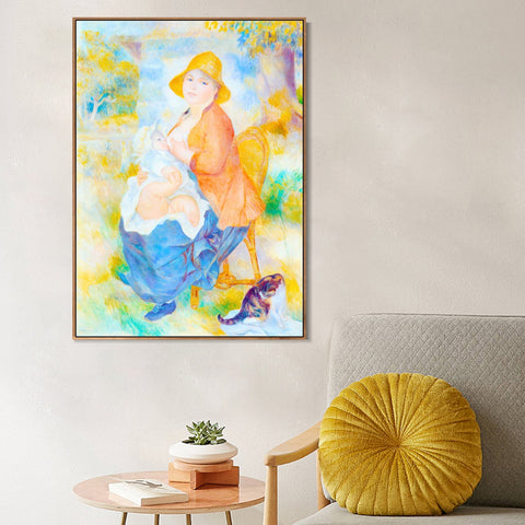 INVIN ART Framed Canvas Series#072 by Pierre Auguste Renoir Wall Art Living Room Home Office Decorations