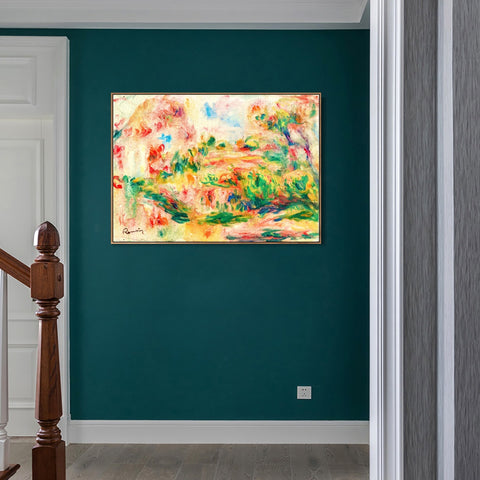 INVIN ART Framed Canvas PAYSAGE 7 by Pierre Auguste Renoir Wall Art Living Room Home Office Decorations