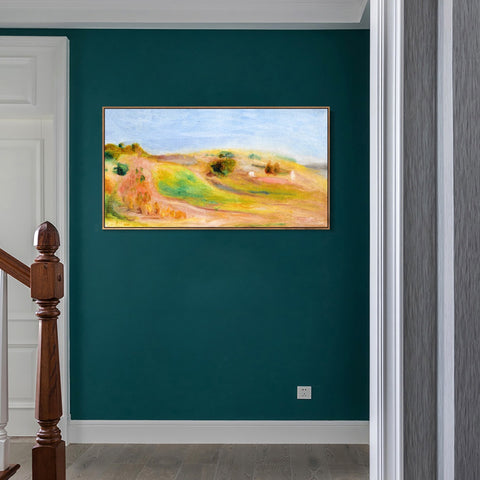 INVIN ART Framed Canvas PAYSAGE 9 by Pierre Auguste Renoir Wall Art Living Room Home Office Decorations