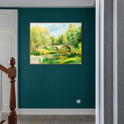 INVIN ART Framed Canvas PAYSAGE 12 by Pierre Auguste Renoir Wall Art Living Room Home Office Decorations
