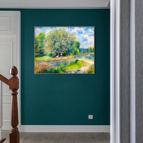 INVIN ART Framed Canvas Series# 137 by Pierre Auguste Renoir Wall Art Living Room Home Office Decorations