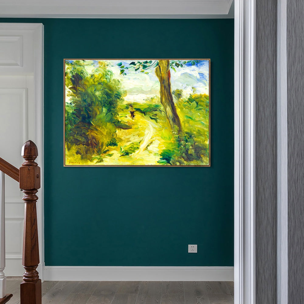 INVIN ART Framed Canvas Landscape between Storms by Pierre Auguste Renoir Wall Art Living Room Home Office Decorations