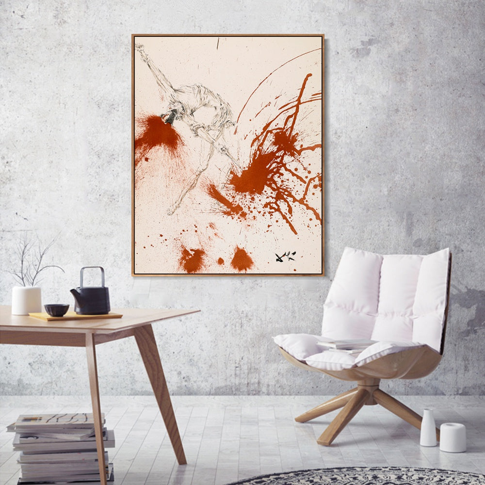 INVIN ART Framed Canvas Series#034 by Salvador Dal Wall Art Living Room Home Office Decorations