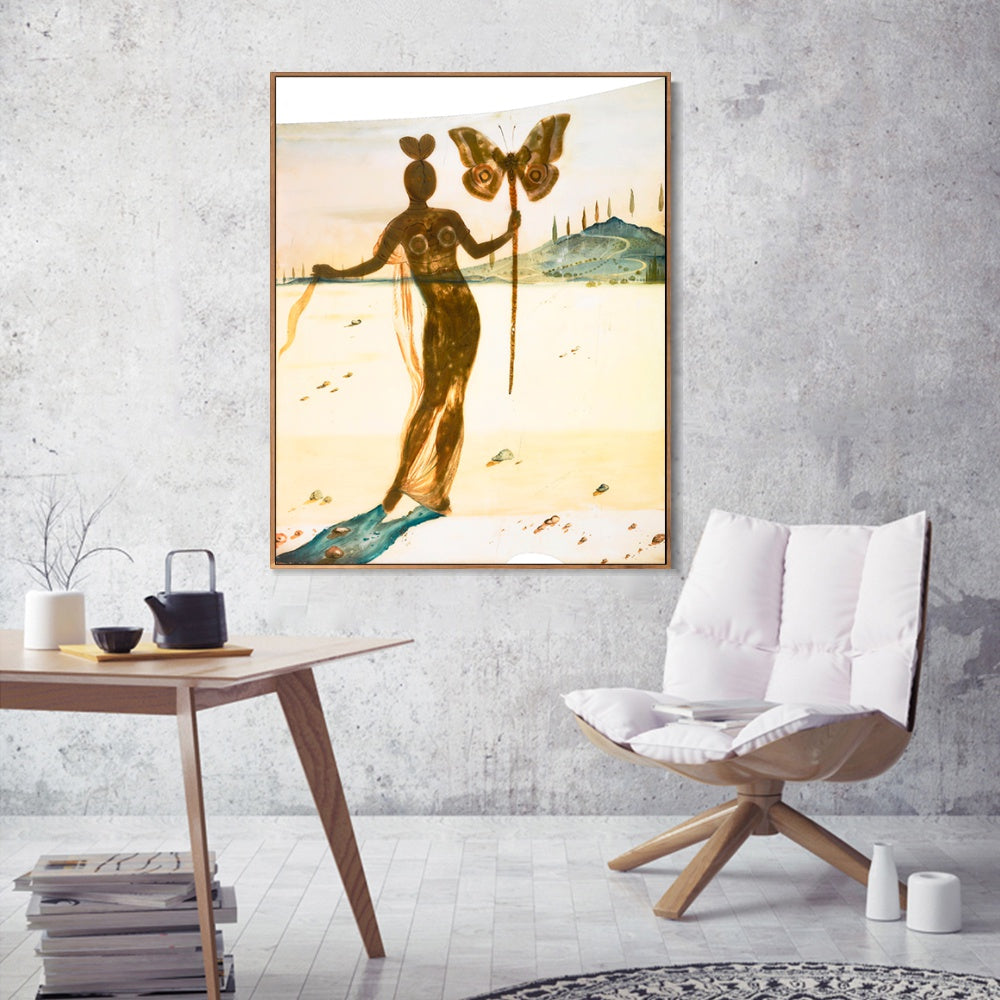INVIN ART Framed Canvas Series#035 by Salvador Dal Wall Art Living Room Home Office Decorations