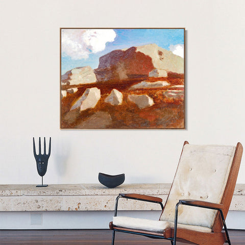 INVIN ART Framed Canvas Series#032 by Odilon Redon Wall Art Living Room Home Office Decorations
