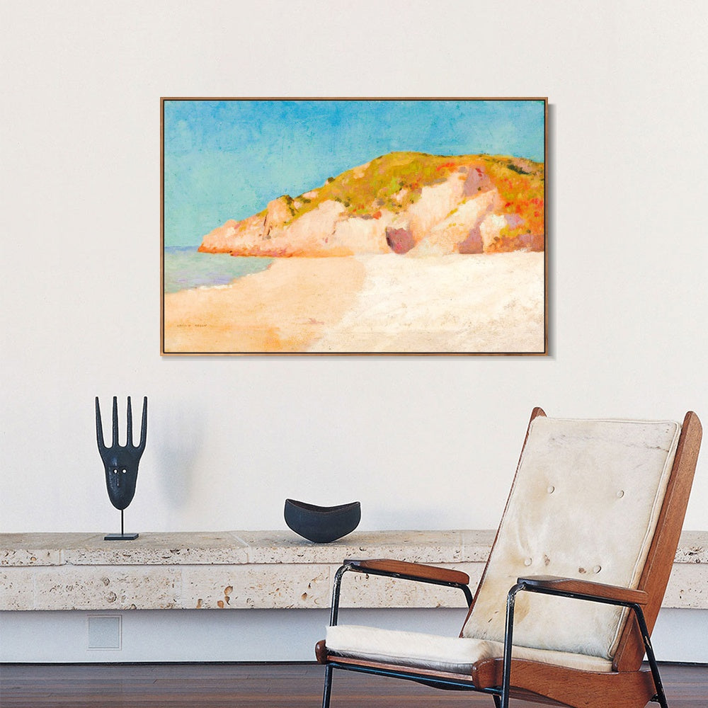 INVIN ART Framed Canvas Series#036 by Odilon Redon Wall Art Living Room Home Office Decorations