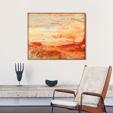 INVIN ART Framed Canvas Series#037 by Odilon Redon Wall Art Living Room Home Office Decorations