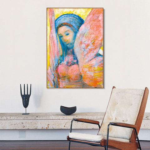 INVIN ART Framed Canvas Series#041 by Odilon Redon Wall Art Living Room Home Office Decorations