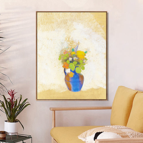 INVIN ART Framed Canvas Series#068 by Odilon Redon Wall Art Living Room Home Office Decorations