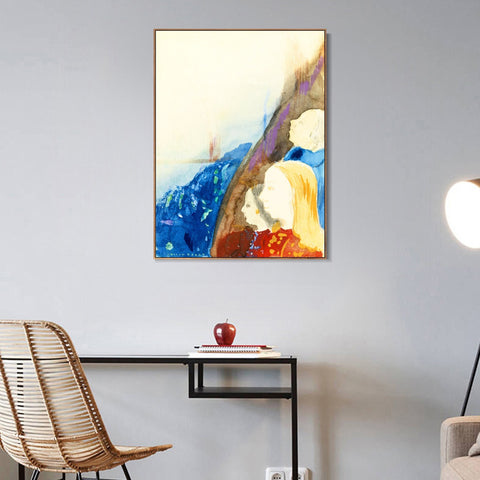 INVIN ART Framed Canvas Series#092 by Odilon Redon Wall Art Living Room Home Office Decorations