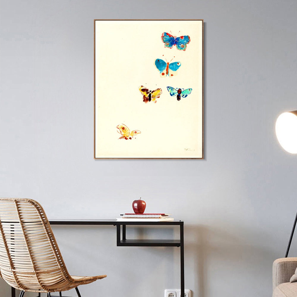 INVIN ART Framed Canvas Series#110 by Odilon Redon Wall Art Living Room Home Office Decorations