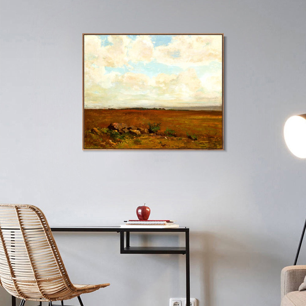 INVIN ART Framed Canvas Series#121 by Odilon Redon Wall Art Living Room Home Office Decorations