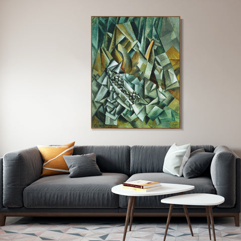 INVIN ART Framed Canvas Giclee Print Art Series#388 by Pablo Picasso Wall Art Living Room Home Office Decorations