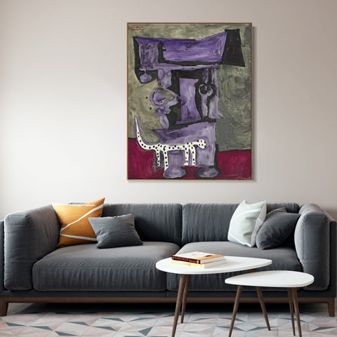 INVIN ART Framed Canvas Giclee Print Art Series#409 by Pablo Picasso Wall Art Living Room Home Office Decorations