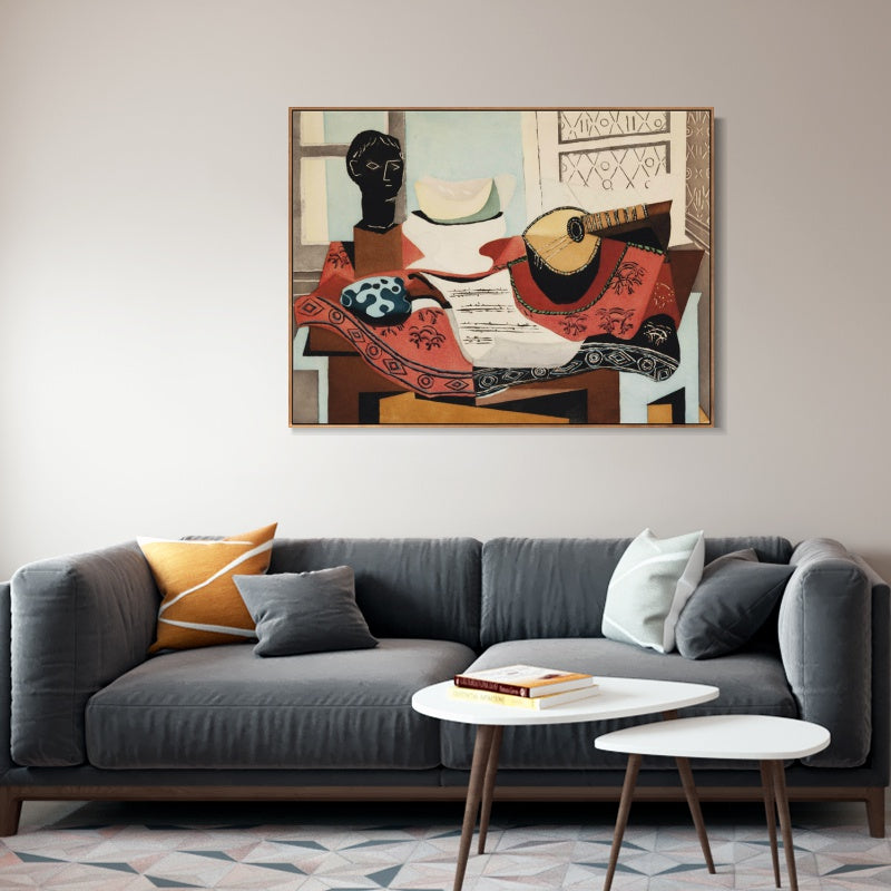 INVIN ART Framed Canvas Giclee Print Art Series#415 by Pablo Picasso Wall Art