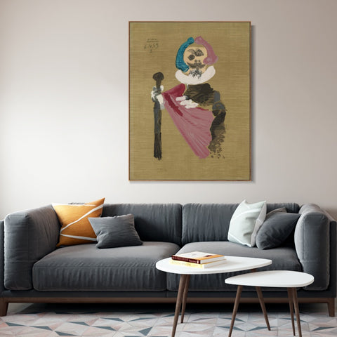 INVIN ART Framed Canvas Giclee Print Art Series#416 by Pablo Picasso Wall Art Living Room Home Office Decorations