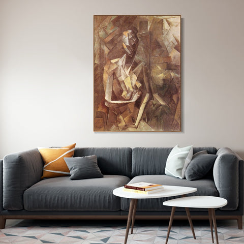 INVIN ART Framed Canvas Giclee Print Art Series#432 by Pablo Picasso Wall Art Living Room Home Office Decorations