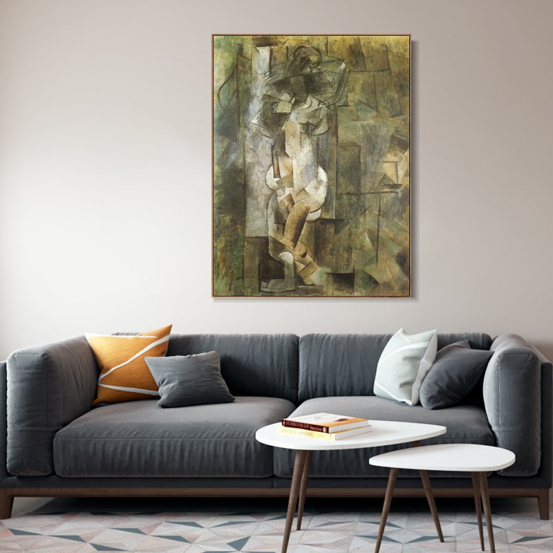 INVIN ART Framed Canvas Giclee Print Art Series#435 by Pablo Picasso Wall Art