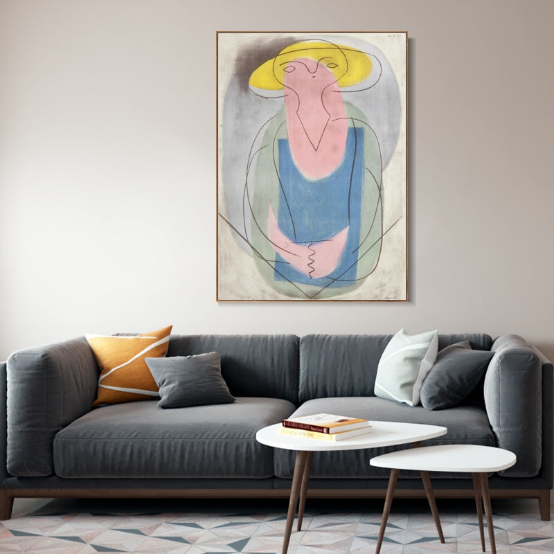 INVIN ART Framed Canvas Giclee Print Art Series#439 by Pablo Picasso Wall Art