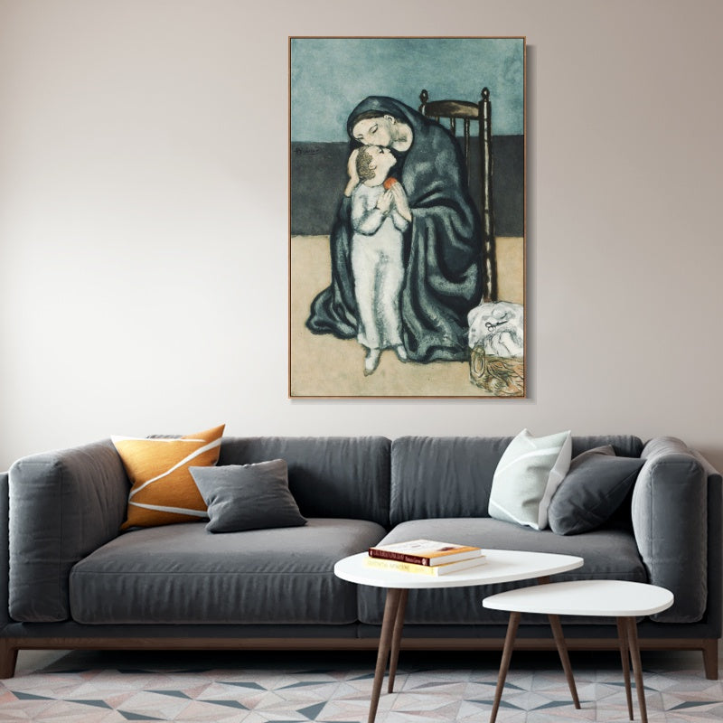 INVIN ART Framed Canvas Giclee Print Art Series#451 by Pablo Picasso Wall Art